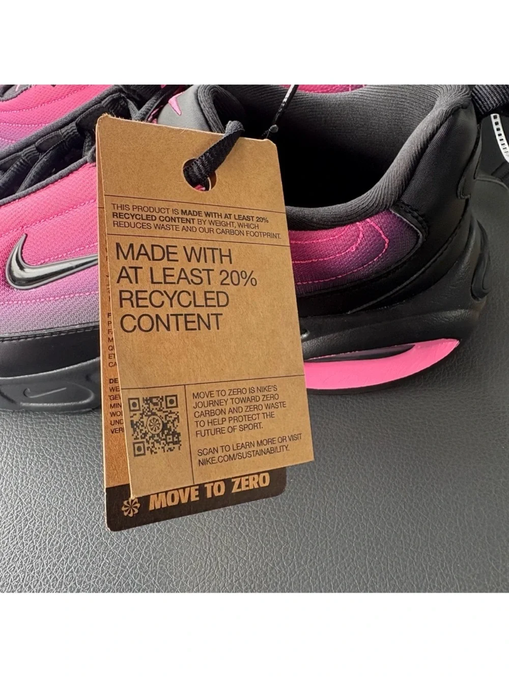 Nike Air Max Portal Black Pinksicle Women Casual‎ Platform Shoes HV6354-001 WM 6